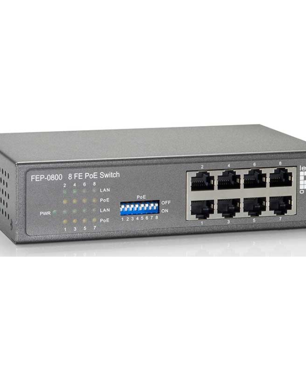 LevelOne FEP-0800 8port FE PoE Switch 90W