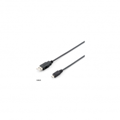 Equip USB 2.0 Cable  A/M-Micro B/M 1.0m, black 128594
