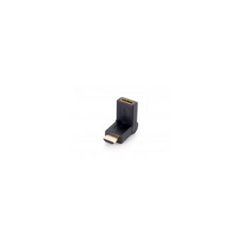 HDMI-HDMI Adapter foldable M-F  black 118911