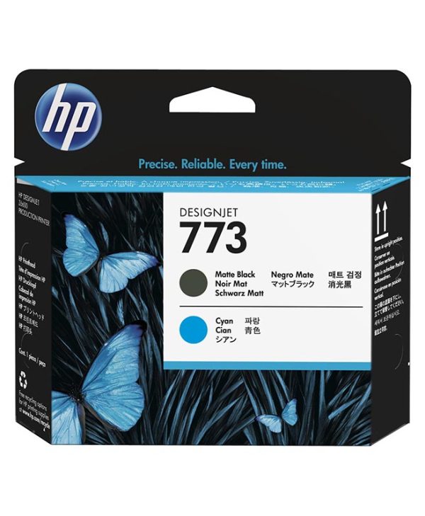 HP Printhead 773 matte black/cyan (C1Q20A)