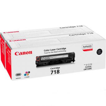 Canon Toner All in One 718 Black Twin Pack 2662B005