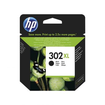 HP 302XL Ink Black 480 Pgs F6U68AE