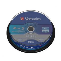 Verbatim BD-R DL 50GB 6x 10 Pack Spindle 43746