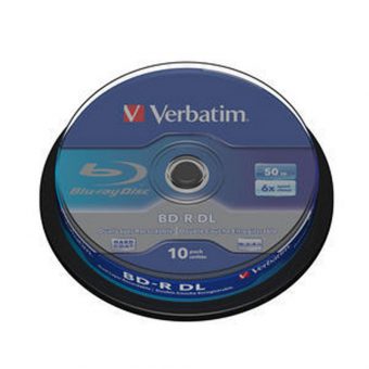Verbatim BD-R DL 50GB 6x 10 Pack Spindle 43746