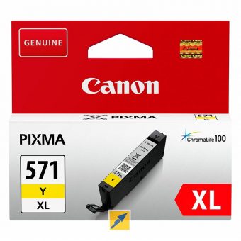 Canon CLI-571Y XL Yellow Ink 0334C001 715Pgs