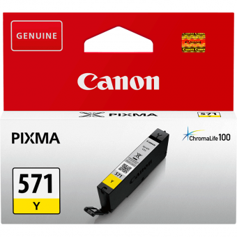 Canon CLI-571Y Yellow Ink 0388C001 347Pgs