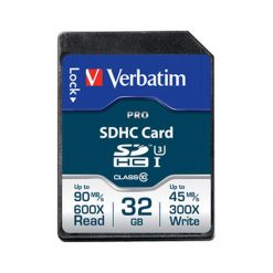 Verbatim Pro U3 32GB SDHC Flash Memory Card Class 10 47021