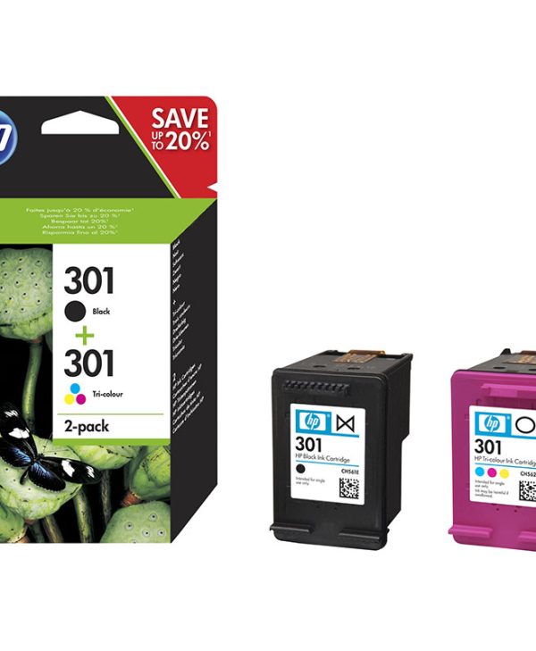 HP Ink 301 Black + Tri-Color N9J72AE