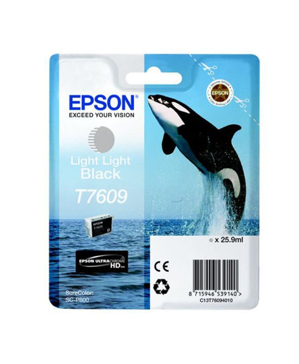 Epson Ink T7609 Light Light Black C13T76094010