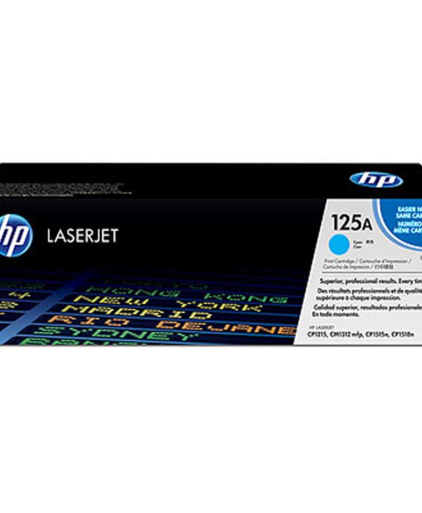 HP 125A Cyan LaserJet Toner 1.4K Pgs CB541A