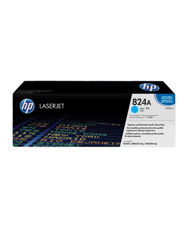 HP Toner Laser LJ Color CM6030 Cyan with ColorSphere 21K Pgs (CB381A)