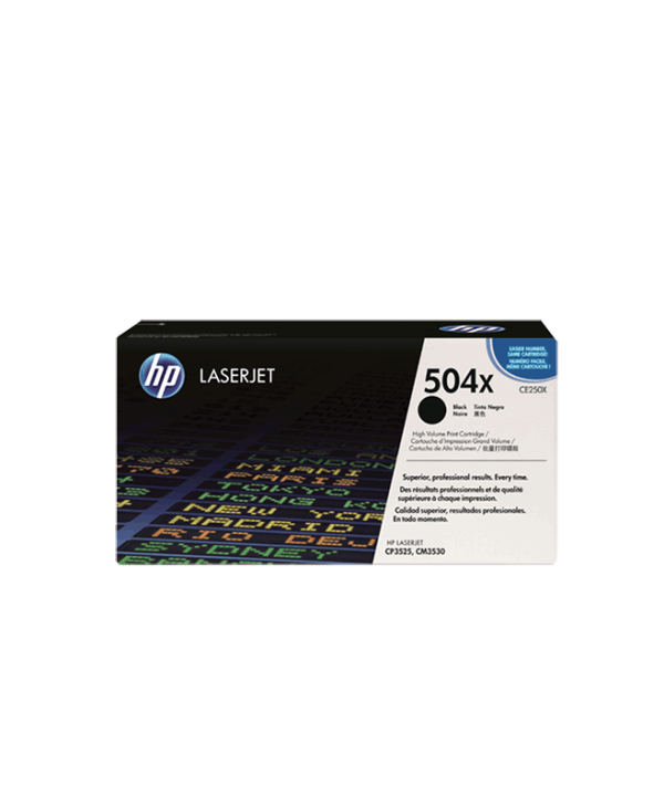 HP Toner Laser LJ Color CP3525 Hi Capacity Black with ColorSphere 10.5K Pgs (CE250Χ)