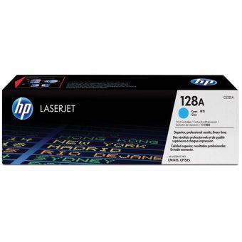 HP 128A Cyan LaserJet Toner 1.3K Pgs CE321A