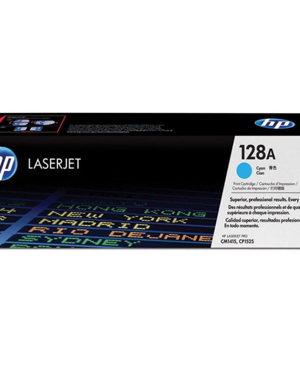 HP 128A Cyan LaserJet Toner 1.3K Pgs CE321A