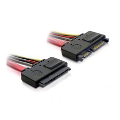 DeLock Καλώδιο SATA M/F 0.2m 84362