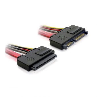 DeLock Καλώδιο SATA M/F 0.2m 84362