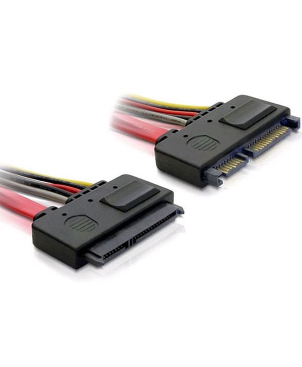 DeLock Καλώδιο SATA M/F 0.2m 84362