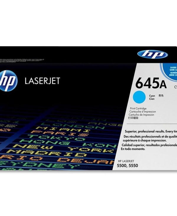 HP Toner Laser LJ 5500 Smart Print Cyan 12K Pgs (C9731A)