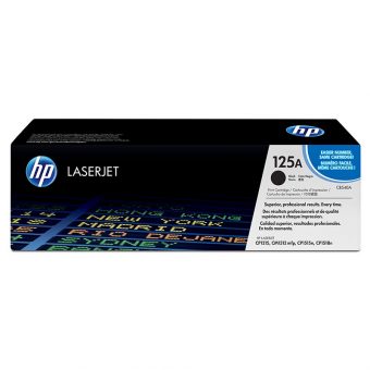 HP 125A Black LaserJet Toner 2.2K Pgs CB540A