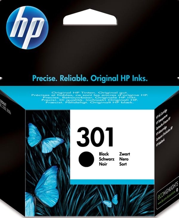 HP 301 Ink Black 190Pgs CH561EE 