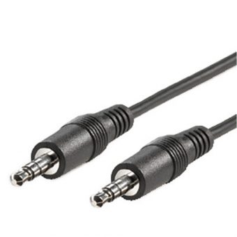 Roline 3.5mm Audio Cable Male - Male 5m Black 11.09.4505