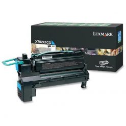Lexmark Cyan Toner X792 Extra HC (20K) (X792X1CG)