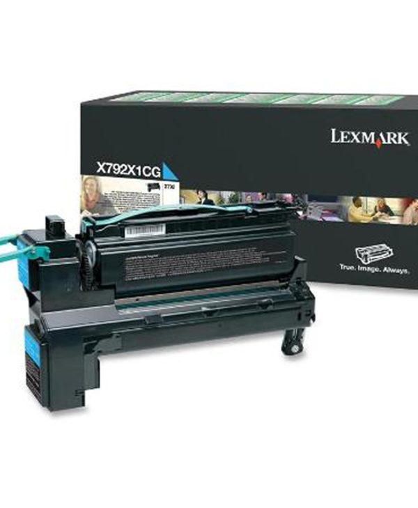 Lexmark Cyan Toner X792 Extra HC (20K) (X792X1CG)