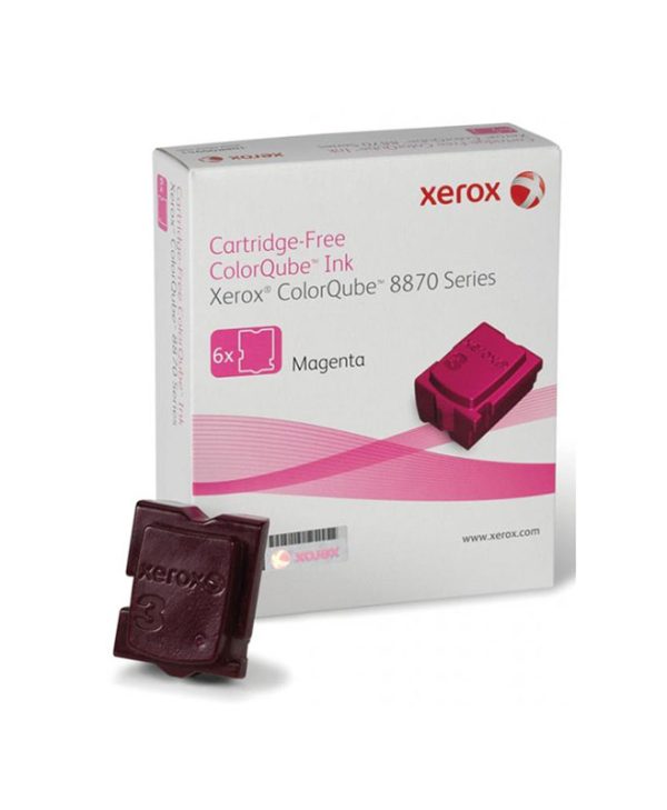 Xerox Magenta Solid Ink 8870 (6PK, 17.3K) (108R00955)