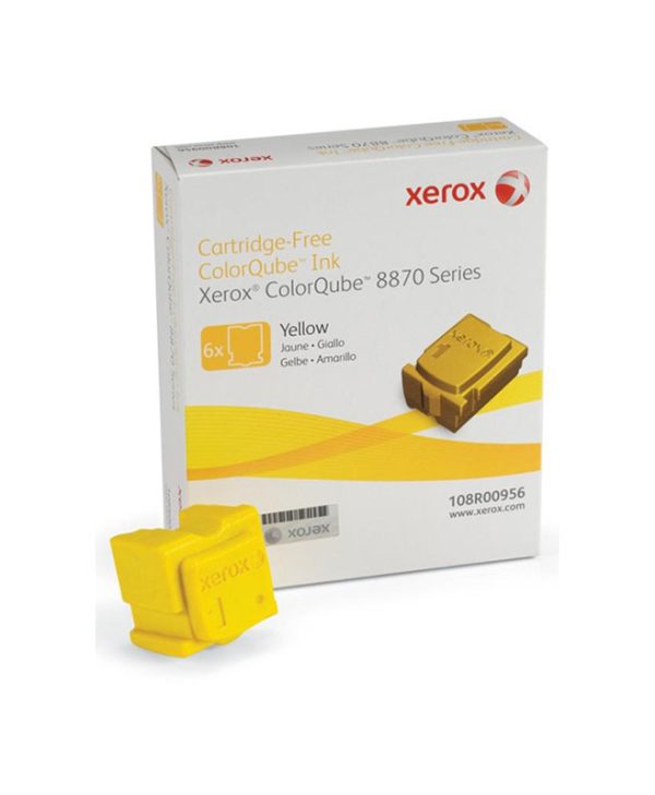 Xerox Yellow Solid Ink 8870 (6PK, 17.3K) (108R00956)