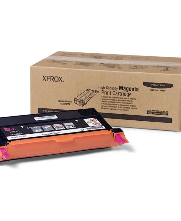 Xerox Phaser 6180 Magenta Toner High Capacity 113R00724